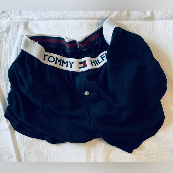 Tommy Hilfiger - Sz L - Black - Vintage - Picture 2 of 3